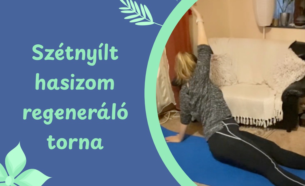 Szétnyílt hasizom torna 3. hét – videó