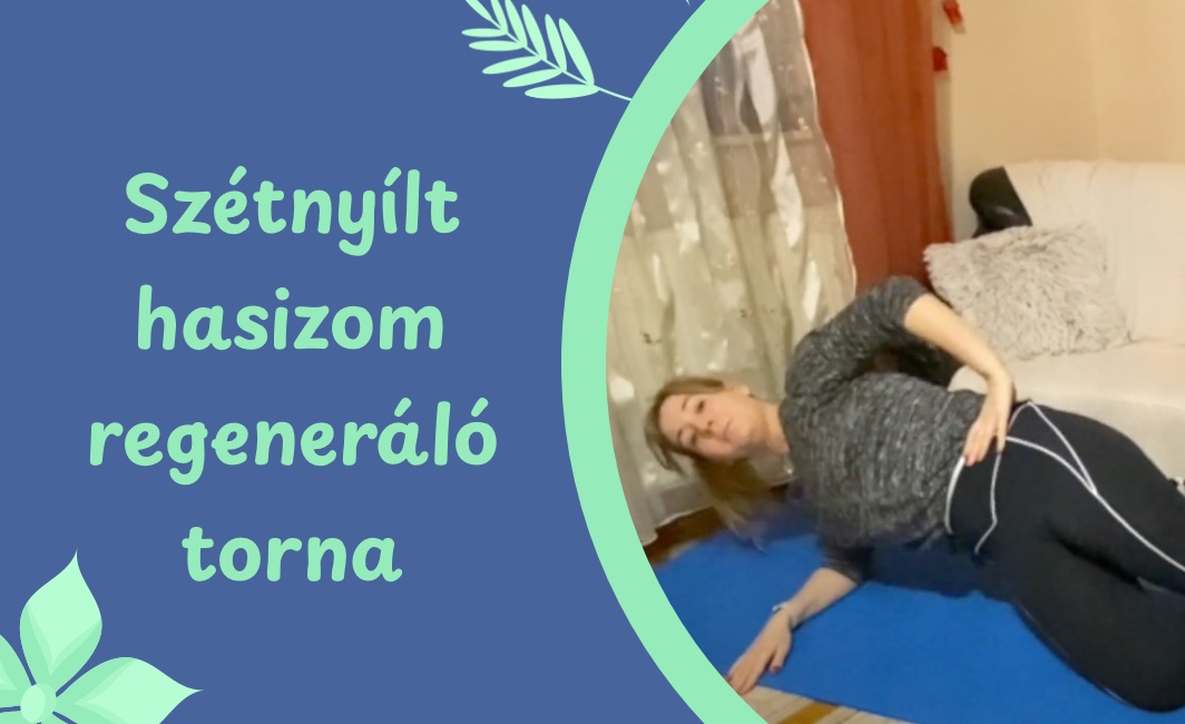Szétnyílt hasizom torna 3. hét  – videó