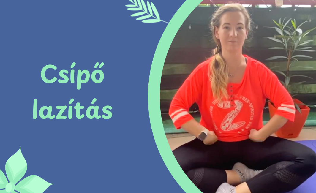 Csípő lazítás hason fekve – videó